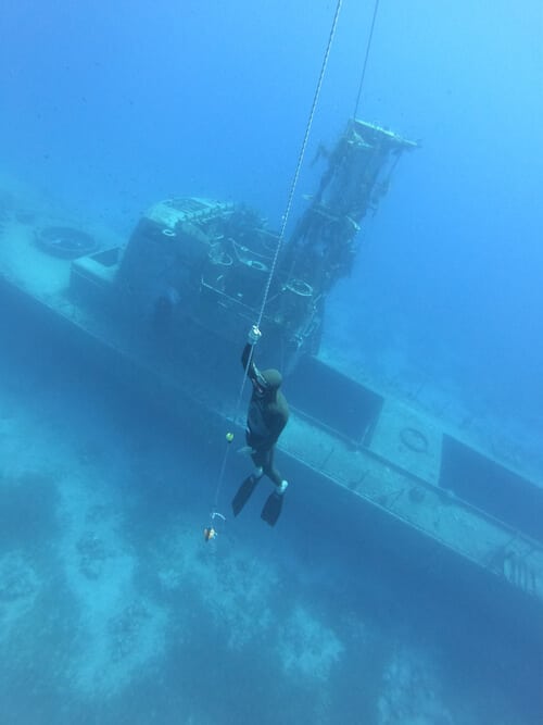 freediving in the Satil