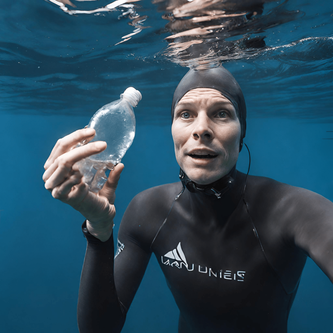 swallow water while freediving