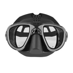 מסיכה לצלילה חופשית ודייג עם תושבת למצלמה C4 Martian Cam