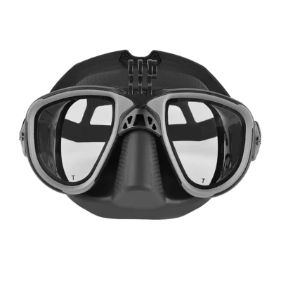 מסיכה לצלילה חופשית ודייג עם תושבת למצלמה C4 Martian Cam