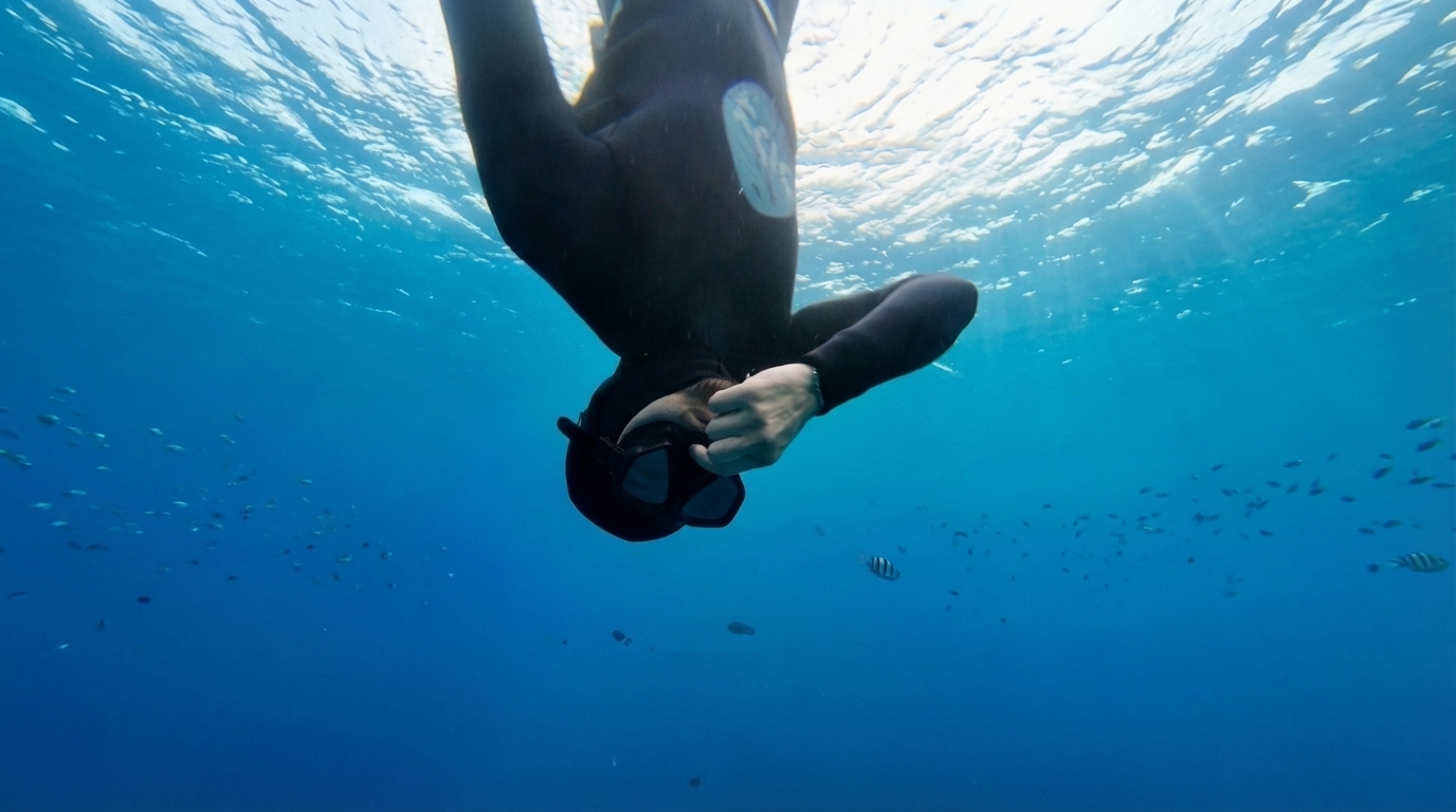 השוואת לחצים בצלילה חופשית
