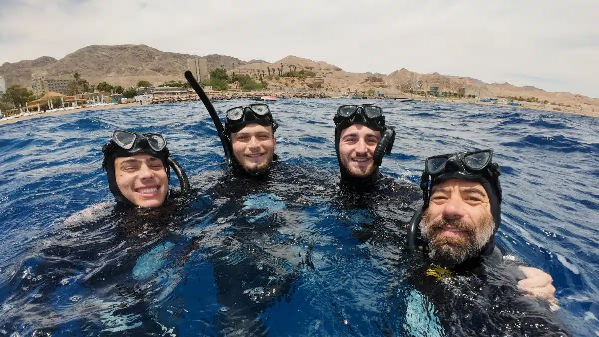 A freediving course in Eilat